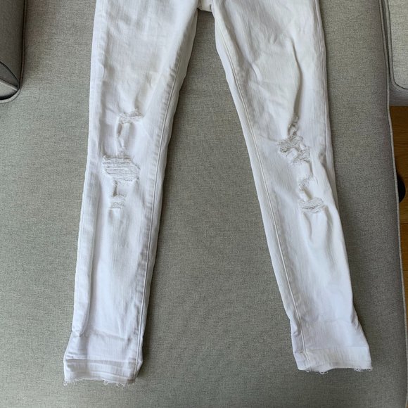 ARITZIA | J Brand Cropped White Skinny Jeans 25 - Picture 14 of 14